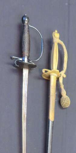 Ⓦ A COMPOSITE SMALL-SWORD^ LATE 18TH CENTURY AND A DIPLOMATI...