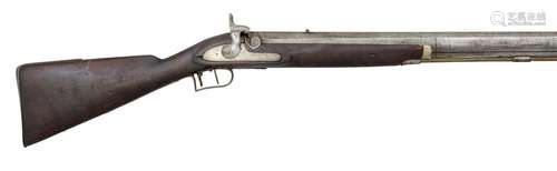 Ⓦ A 6 BORE PERCUSSION WILDFOWLING GUN BY BENTLEY AND PLAYFAI...