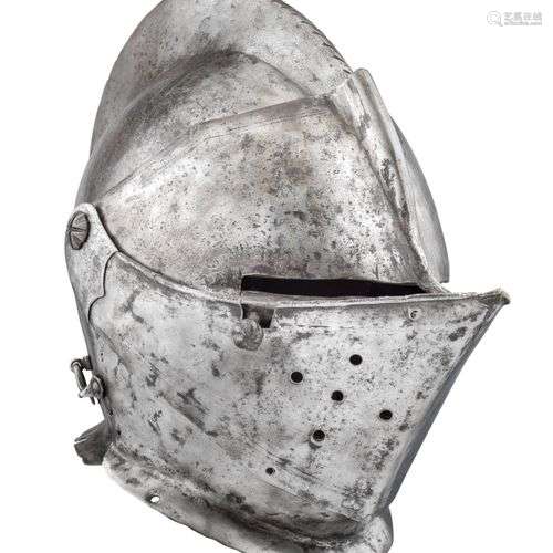 ‡ A COMPOSITE CLOSE HELMET FOR FIELD USE^ LATE 16TH CENTURY