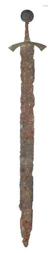 Ⓦ A SWORD IN 14TH/EARLY 15TH CENTURY STYLE^ 19TH CENTURY^ TH...