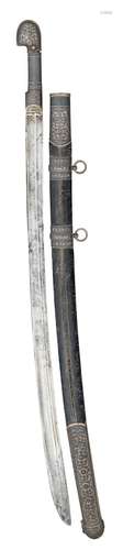 Ⓦ A CAUCASIAN SWORD (SHASQA)^ LATE 19TH/EARLY 20TH CENTURY