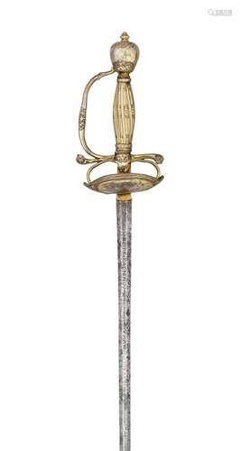 Ⓦ AN UNUSUAL SMALL-SWORD^ LATE 18TH/EARLY 19TH CENTURY^ POSS...