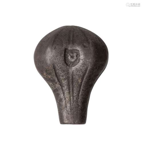 Ⓦ A POMMEL FROM A HAND-AND-A-HALF SWORD^ GERMAN OR SWISS^ LA...