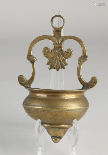 18th century bronze holy water holder for the wall.