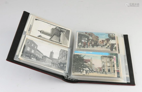 Album with old postcards of Enschede and surroundings.