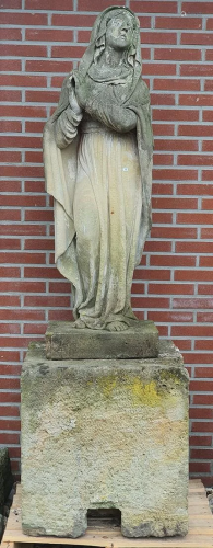 Very large 18th - 19th century sandstone statue of the