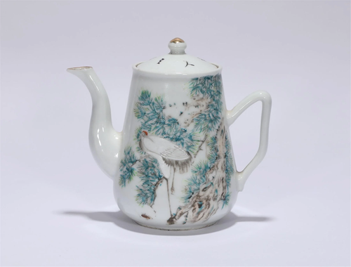 A Qianjiangcai Ewer Guangxu Style