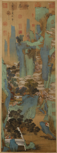 A Chinese Painting Signed Zhang Senyao