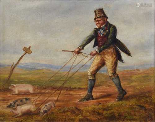 Attributed to Erskine Nicol (Scottish 1825-1904) 
