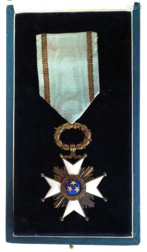 Order of the three stars medal