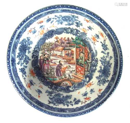 Chinese export porcelain wash bowl