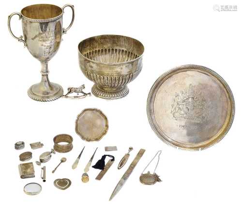 A selection of silver,