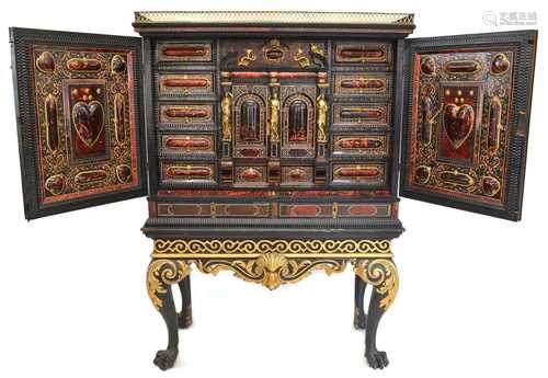 18th-century flemish collectors cabinet