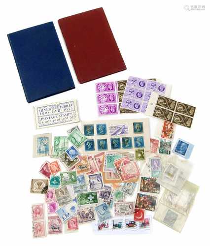 Two small stockbooks mainly GB and Commonwealth stamps