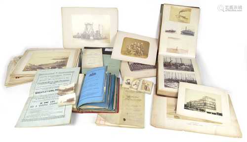 Collection of photographs, documents, patents and ephemera r...