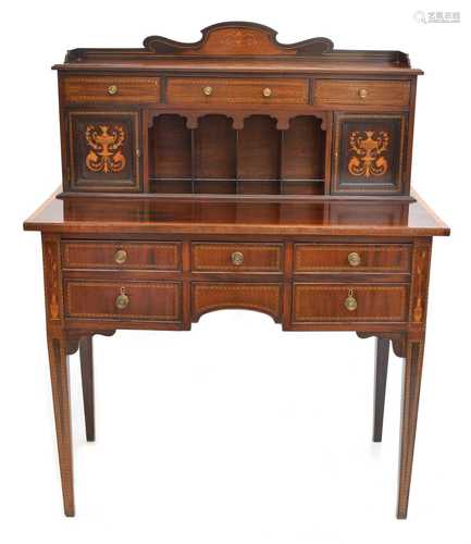 Edwardian mahogany writing desk