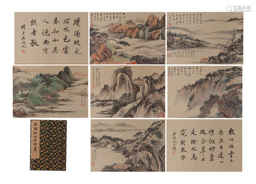 A Chinese Painting Album of Landscapes