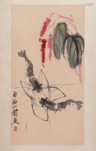 A Chinese Painting of Shrimp