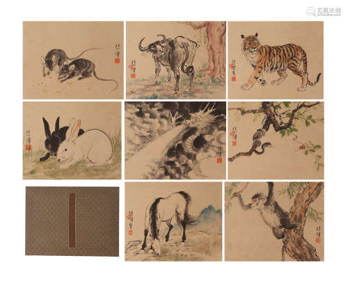 A Chinese Painting Album of Animals