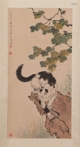 A Chinese Painting of Cat