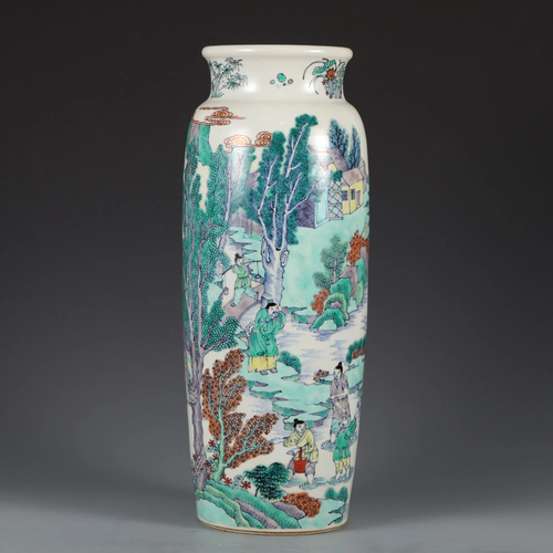 A Doucai Glazed Sleeve Vase