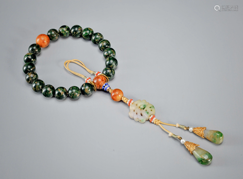 A Jadeite Prayer Beads