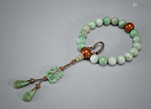 A Jadeite Prayer Beads