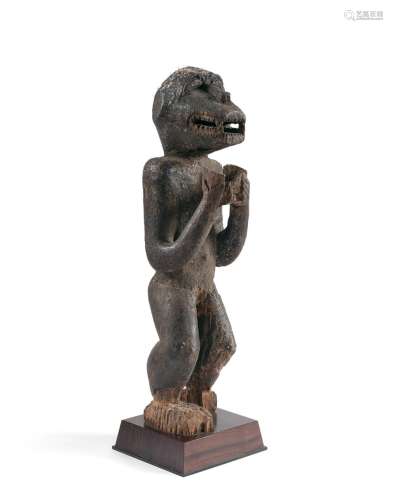 BAOULE (R. COTE D'IVOIRE) Statue de singe 