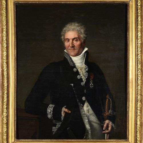 HILAIRE LEDRU (1769-1840) Portrait de Merlin de Douai Huile ...