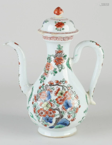 18th century Chinese porcelain Family Verte jug with
