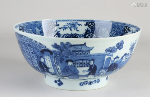 Large 18th century Chinese porcelain Cheng Lung bowl