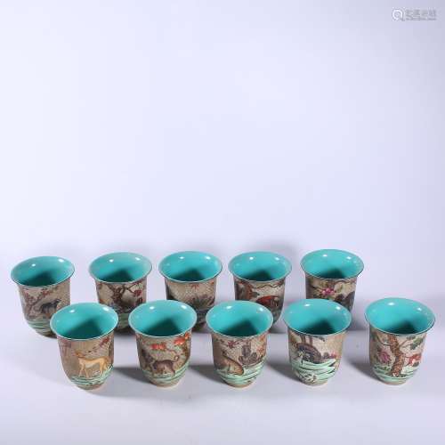 Qing Dynasty-Qianlong famille rose cup