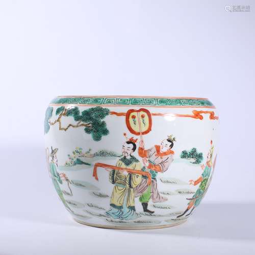 Qing-Xianfeng Pastel Crock