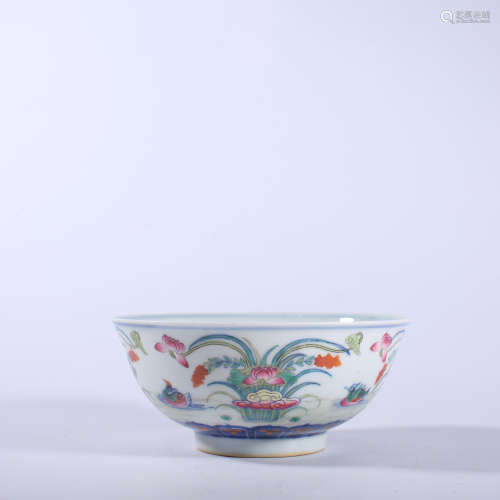 Qing-Daoguang Pastel Bowl