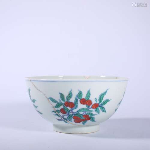 Ming Dynasty-Chenghua Colorful Bowl