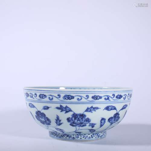 Qing-Daoguang Blue and White Bowl