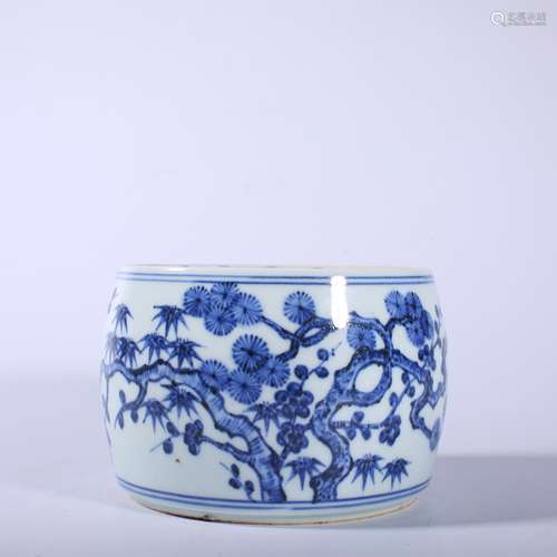 Qing-Kangxi blue and white wash