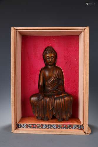Seated Buddha Shakyamuni with Agarwood