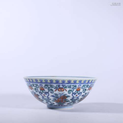 Qing-Kangxi famille rose bowl