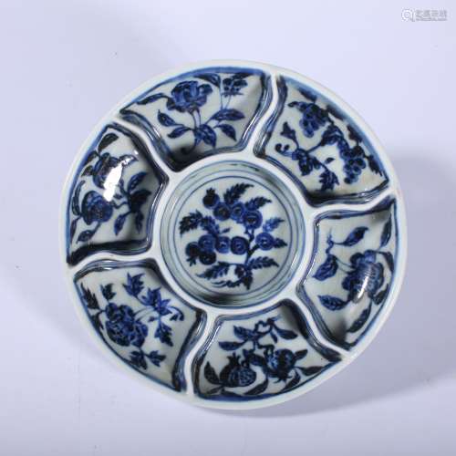 Ming-Xuande Blue and White Plate