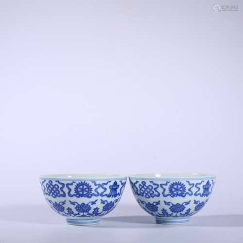 Qing Dynasty-Qianlong Blue and White Bowl