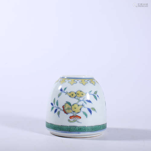 Qing-Yongzheng famille rose water bowl