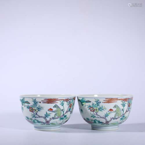 Ming Dynasty-Chenghua Colorful Bowl