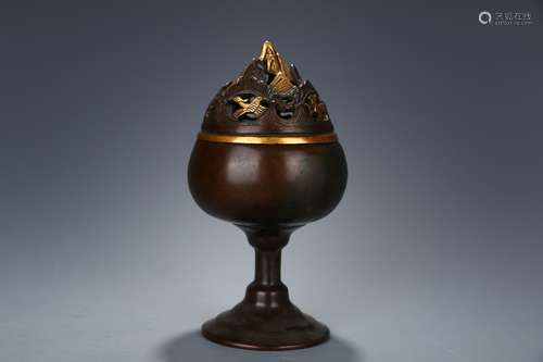 Awen Bronze Stove of the Ming Dynasty Xuande Year