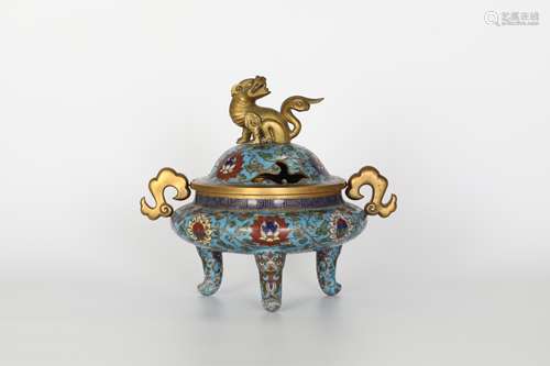 20TH Cloisonne Incense Burner