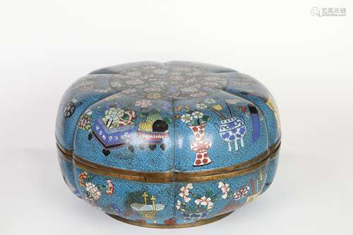 19TH Cloisonne big box