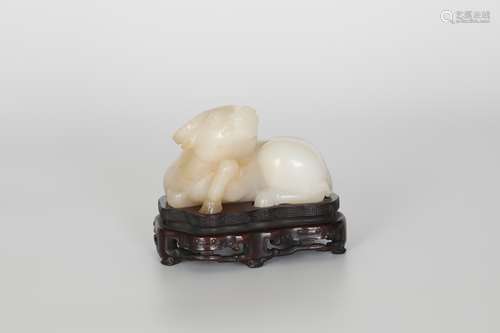 18TH Hetian jade cattle