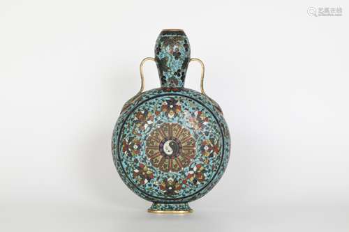 Ming,Cloisonne bottle