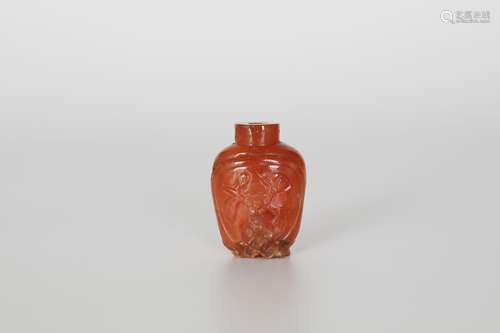 19TH Agate snuff bottle