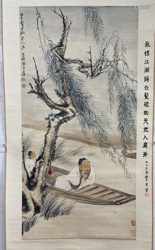 Zhang Daqian,Human figure